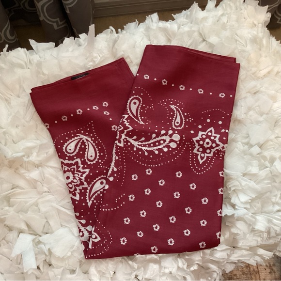 J. Crew Accessories - J.Crew Western Style Large Bandana